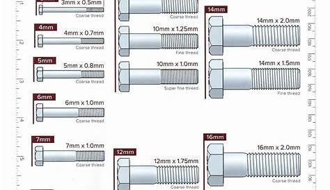 Metric Hex Bolts and Metric Threads | Tool room, Metric thread, Hex bolt