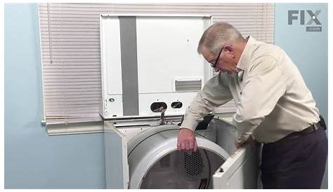 Whirlpool Dryer Repair - How to Replace the Front Panel Clip - YouTube