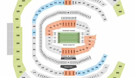 Mercedes Benz Stadium Seating Chart + Section, Row & Seat Number Info