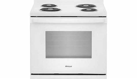 Whirlpool 30 in. 4.8 cu. ft. 4-Burner Electric Range with Self-Cleaning
