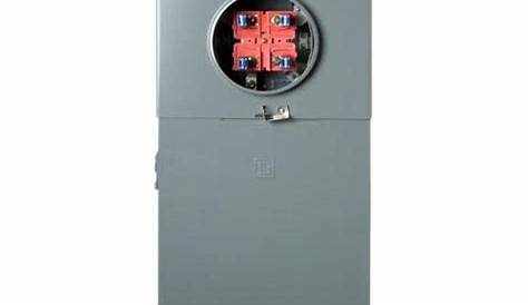 Main Breaker 200 Amp 8-Space 16 Circuit Outdoor Overhead Electrical