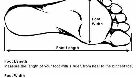 Measure Your Foot Length and Width | Shoes black leather, Black leather