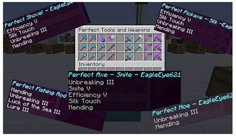 what are the best enchantments for a axe in minecraft