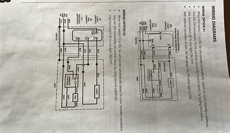 wiring diagram nutone bathroom fan