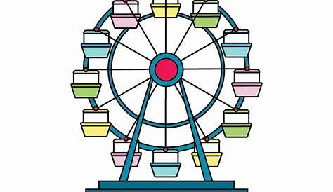 How to Draw A Ferris Wheel Step by Step