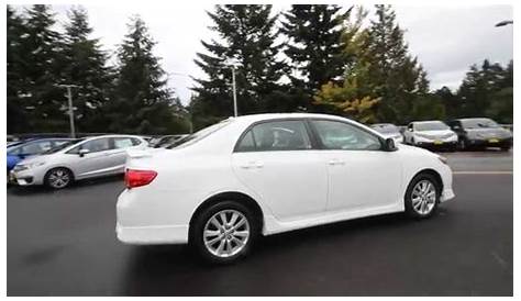 2009 Toyota Corolla S | White | 9Z101504 | Seattle | Renton - YouTube