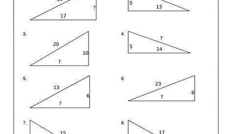 Pythagorean worksheet-1