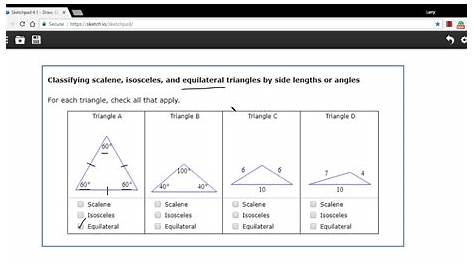 Classifying Triangles By Side Lengths - cloudshareinfo