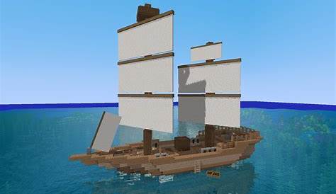 how to make a ship on minecraft