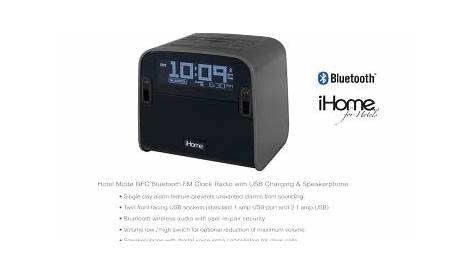 iHome HBN22 | TA-9119BN-GM | Manualzz