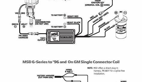 Msd Ignition Wiring Diagram - Wiring Diagram