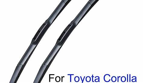 Mikkuppa Wiper Blades For Toyota Corolla 2007 2014 Pair 26"+14