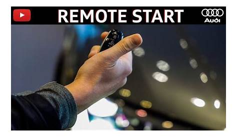 remote start audi q7