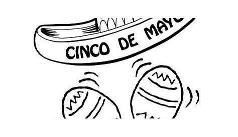 Color the Cinco De Mayo Sombrero | Worksheet | Education.com | Holiday