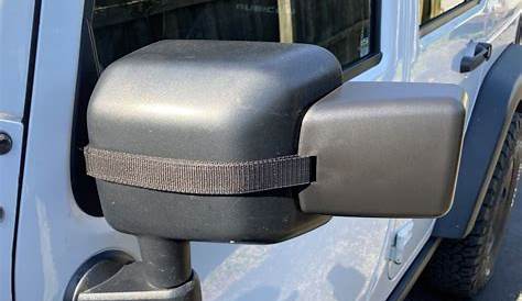 2015 Jeep Wrangler Rampage Custom Towing Mirrors for Jeep - Strap On