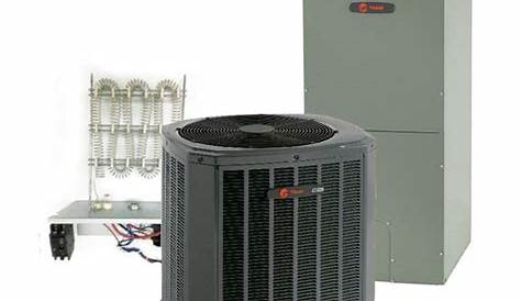Trane 3.5 Ton 16 SEER Single Stage Heat Pump System Includes
