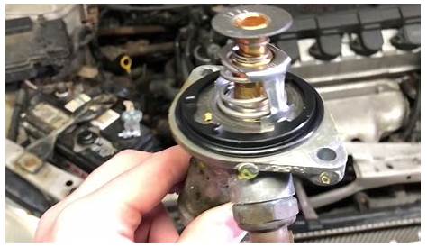 DIY: 2002-2005 Honda Civic thermostat replacement. - YouTube