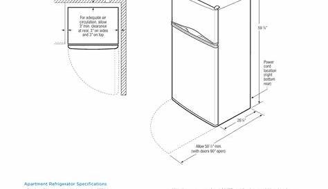 Apartment refrigerators | FRIGIDAIRE FFTR1222QW User Manual | Page 3 /