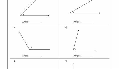 Measuring Segments And Angles Worksheet - Angleworksheets.com