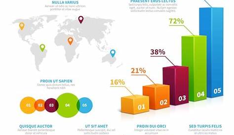 Premium Vector | Business infographic vector template with 3d chart