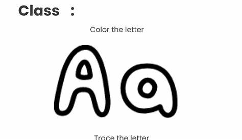 Printable Letter Worksheets For Preschool - prntbl