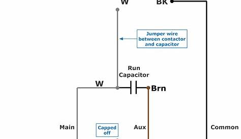5 Wire Condenser Fan Motor Wiring Diagram Motor Wiring Capacitor Wire