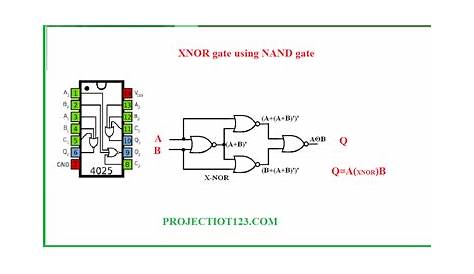 xnor gate circuit diagram