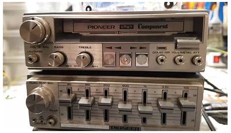 PIONEER GEX-8 RECEIVER +equaliser +tape vintage car audio - YouTube