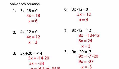 line up math worksheet answers