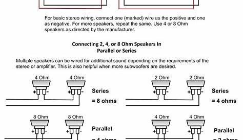 rear speaker wiring diagram