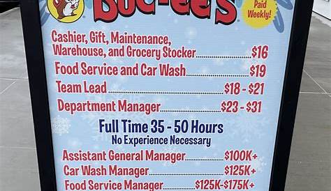 Hourly and salary wages for Buc-ee’s convenience store chain : r