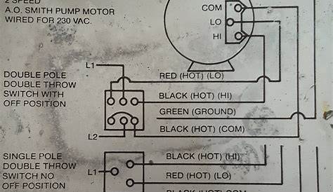 Hayward Electric Motor Wiring Diagram