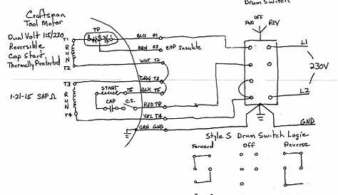 Reversing Single Phase Motor Wiring Diagram - Collection - Faceitsalon.com