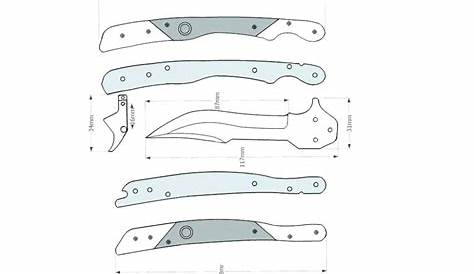 Knife Templates Printable : printable folding knife templates - Google