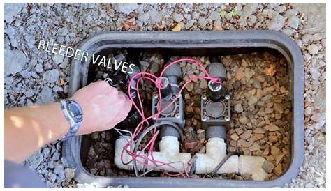 manually turn on sprinkler valve