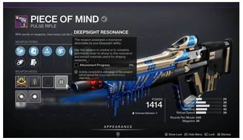 find the weapon schematic destiny 2