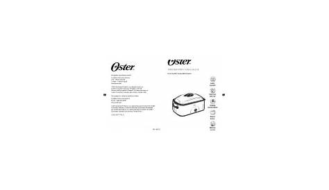 Oster Roaster Oven Manual