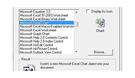 How to set Microsoft Excel chart OLE object chart type - Stack Overflow