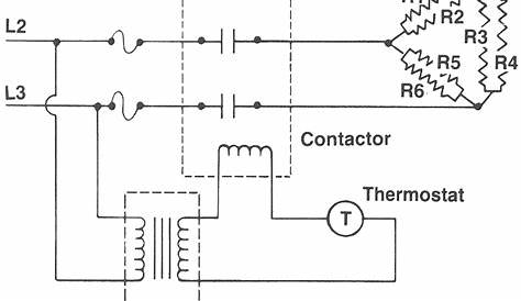 How to wire a single phase heater with 3 phase
