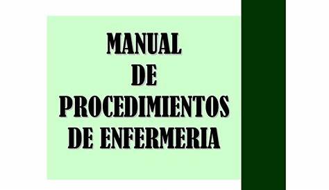 manual de procedimientos 2023