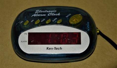 Vintage Ken-tech Electronic Digital Number Alarm Clock Model - Etsy Ireland