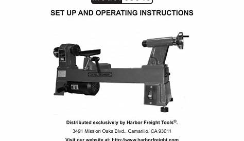 Harbor Freight Tools CENTRAL MACHINERY 65345 User Manual | 22 pages
