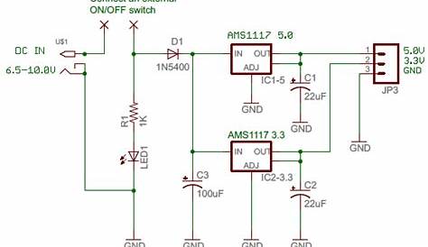 ams1117 3.3v circuit diagram