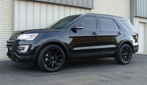 ford explorer sport blacked out