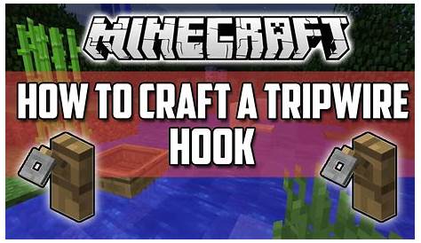 Minecraft - How to make a Tripwire Hook 2016 - YouTube