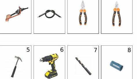 Electrical tool identification activity | Teaching Resources