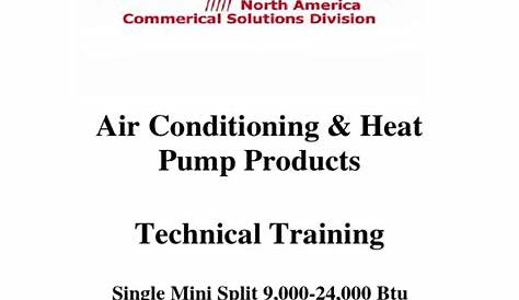 Mini Split Training Manual 2010 Version 4-1 | Hvac | Air Conditioning