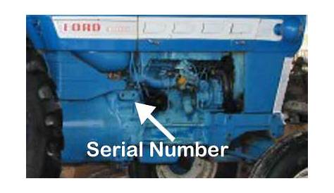 Ford 2000, 3000, 4000, 5000 Serial Numbers | Vintage Tractor Engineer