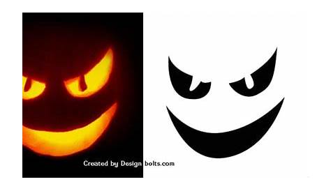 10 Easy Halloween Pumpkin Carving Stencils, Patterns & Printables for