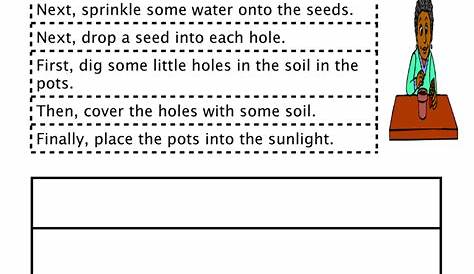 Sequencing Worksheet - Planting A Seed | Have Fun Teaching
